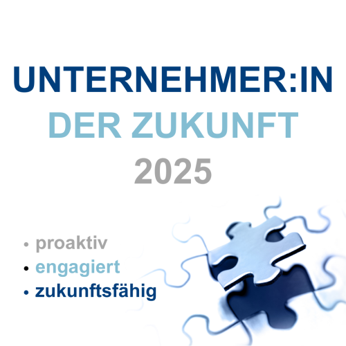 Auszeichnung UNTERNEHMER:IN DER ZUKUNFT, 2025